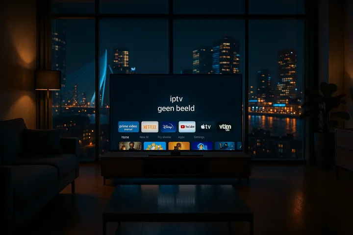 IPTV geen beeld: zwart scherm met of zonder geluid oplossen