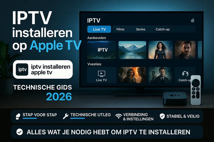 IPTV op Apple TV installeren: tvOS, app en afspeelgegevens