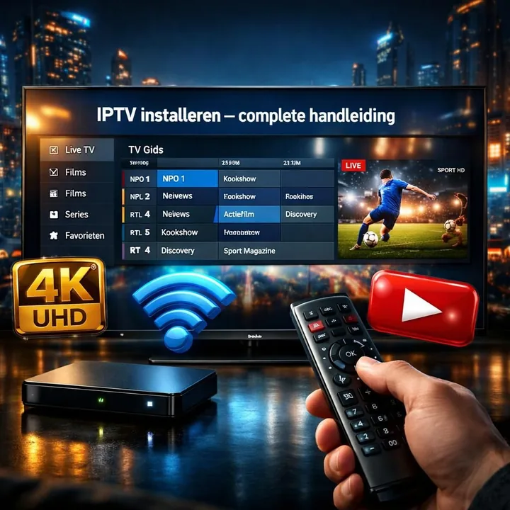 IPTV installeren: van brongegevens naar eerste beeld