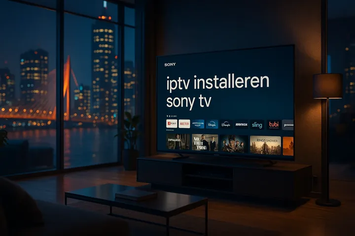 IPTV op Sony TV installeren: BRAVIA, app en beeldcontrole